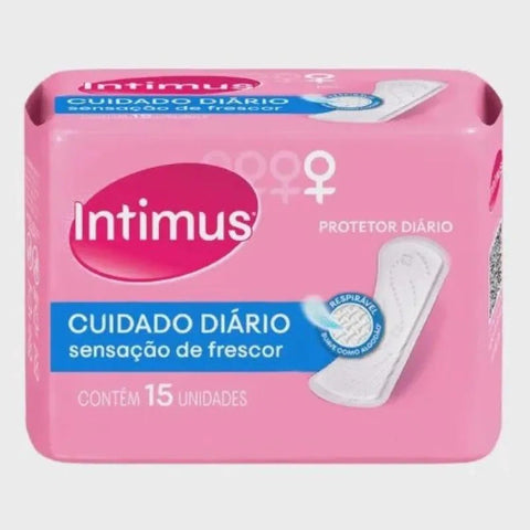 Protetor Diário Intimus Days Sem Perfume, Sem Abas Com 15 Unidades