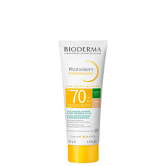 Protetor Solar Facial Bioderma Photoderm Antioleosidade Muito Claro - FPS 70 - 40 g