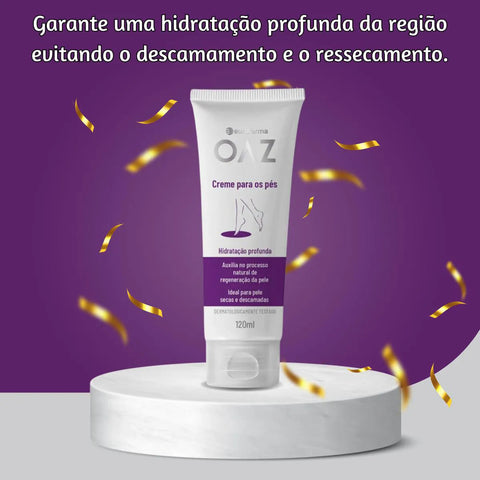 Oaz Creme Para Os Pés Hidratação Profunda Eurofarma - 120ml
