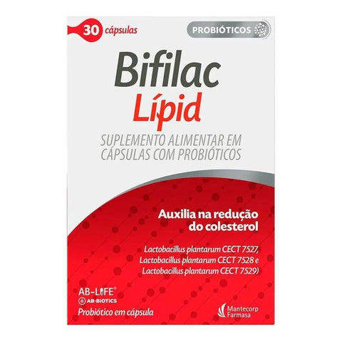 Probiótico Bifilac Lípid 30 Unidades - Cápsula