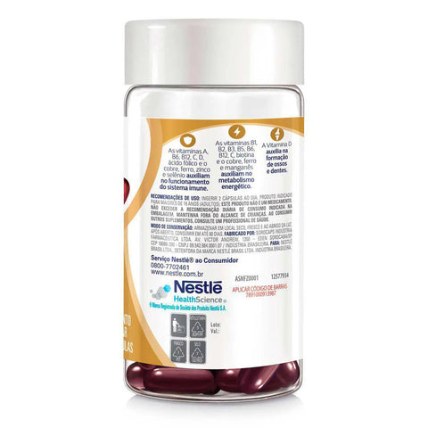 Polivitamínico Nutren Senior A-Z 60 Unidades - Cápsula