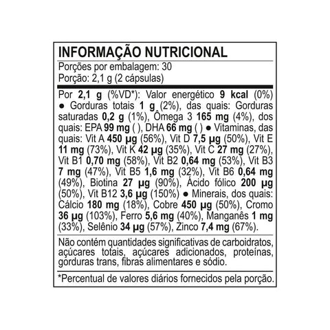 Polivitamínico Nutren Senior A-Z 60 Unidades - Cápsula