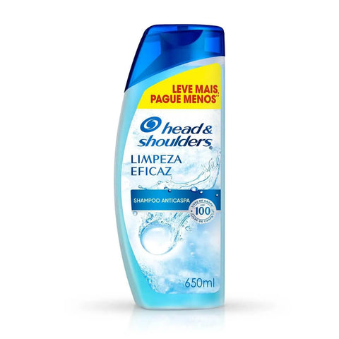 Shampoo Head & Shoulders Limpeza Eficaz 650ml