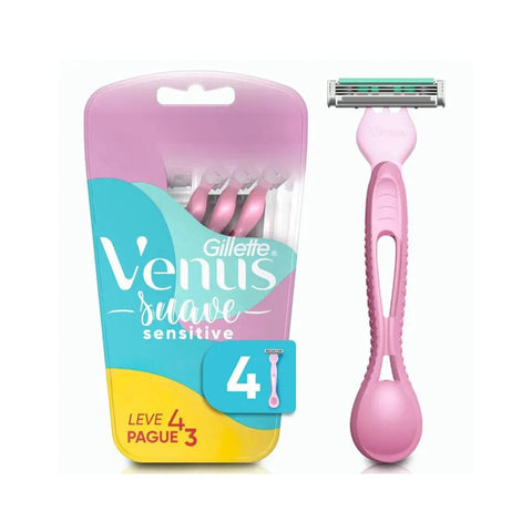 Gillette Venus Suave Sensitive - 4 Unidades