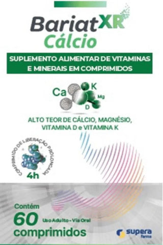 Suplemento Alimentar Bariat XR Cálcio 60 Unidades - Comprimido