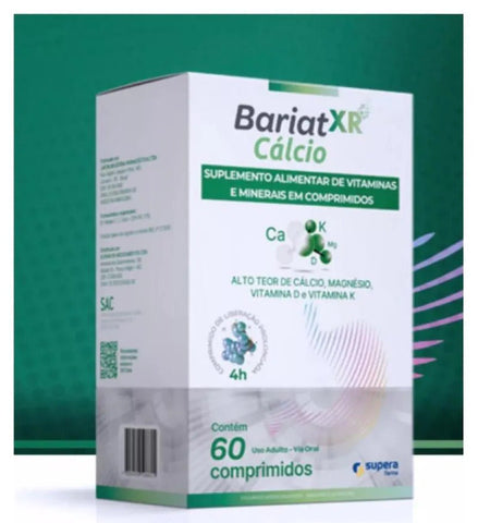 Suplemento Alimentar Bariat XR Cálcio 60 Unidades - Comprimido