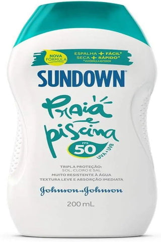 Protetor Solar Sundown Praia & Piscina FPS 50 - 200 mL