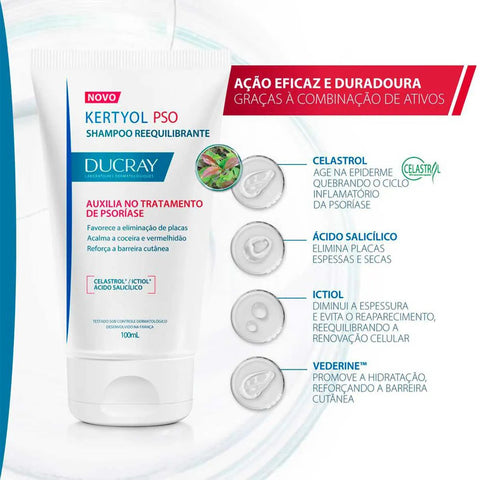 Shampoo Ducray Kertyol P.S.O 100Ml