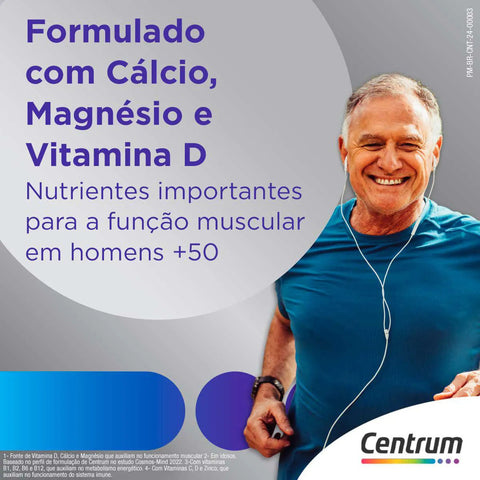 Polivitamínico Centrum Select Homem 30 Unidades - Comprimido