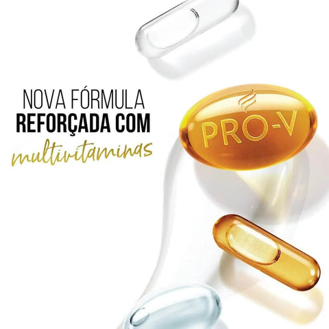 Kit Pantene Pro-V Hidro-Cauterização Shampoo Com 350Ml + Condicionador Com 175Ml