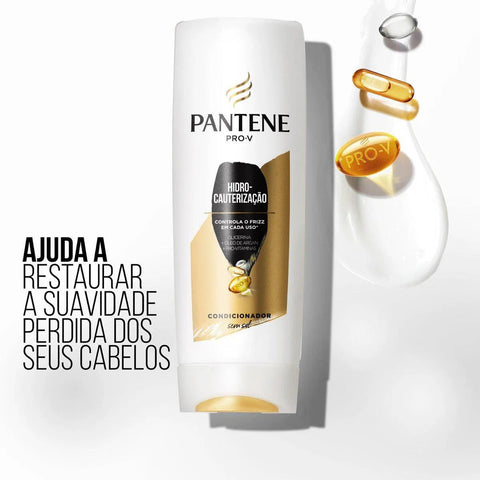 Kit Pantene Pro-V Hidro-Cauterização Shampoo Com 350Ml + Condicionador Com 175Ml