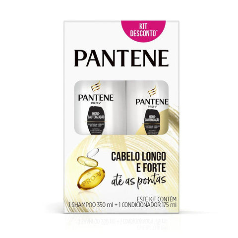 Kit Pantene Pro-V Hidro-Cauterização Shampoo Com 350Ml + Condicionador Com 175Ml