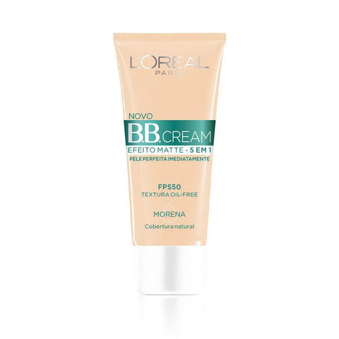 Protetor Solar L'Oréal BB Cream FPS 50 - Cor Morena - 30 mL