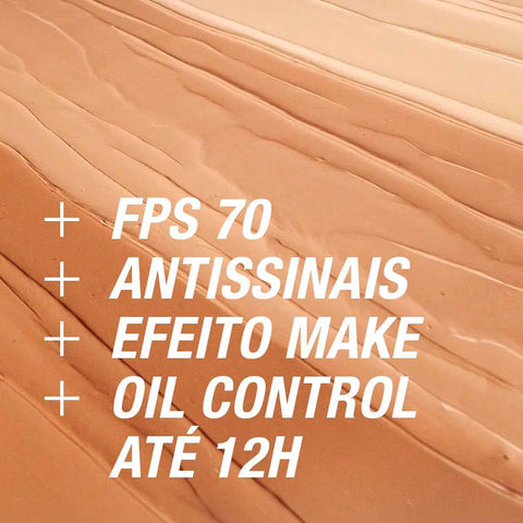 Protetor Solar Facial Neutrogena Sun Fresh Derm Care Pele Negra - Mista a Oleosa - FPS 70 - 40 g