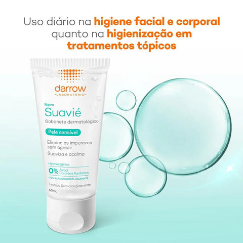 Sabonete Facial Darrow Suavié Líquido Com 60Ml