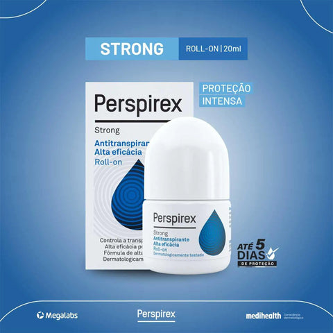 Desodorante Antitranspirante Perspirex Strong, Roll-On, 1 Unidade Com 20Ml