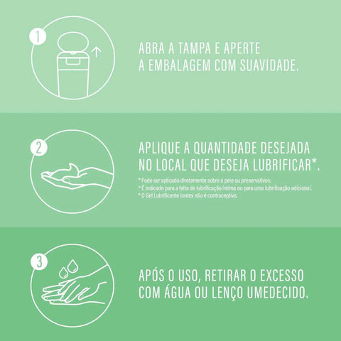Jontex Gel Lubrificante Naturals Original H2O 100G