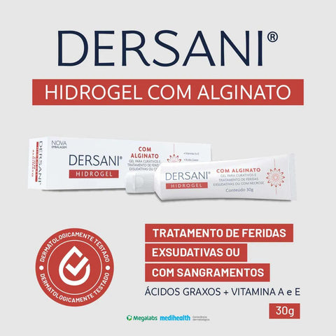 Dersani Hidrogel Com Alginato 30G