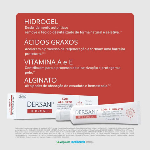 Dersani Hidrogel Com Alginato 30G