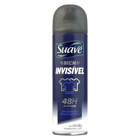 Desodorante Antitranspirante Suave Men Invisible, Aerossol Com 150Ml