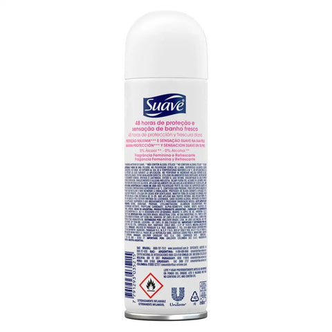 Desodorante Antitranspirante Feminino Suave Jasmim e Coco, Aerossol Com 150Ml
