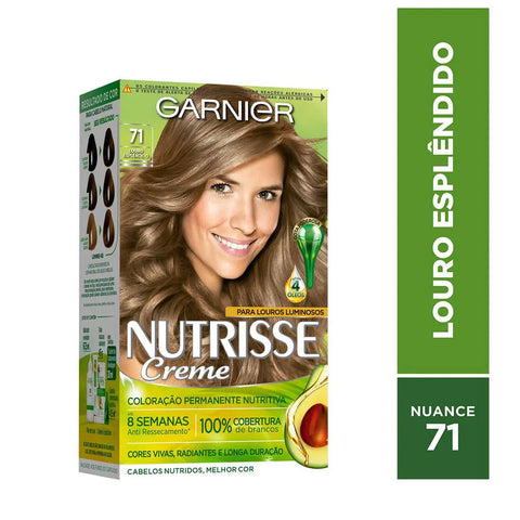 Tintura Garnier Nutrisse Creme Nº 71 Louro Esplêndido