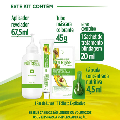 Tintura Garnier Nutrisse Creme Nº 71 Louro Esplêndido