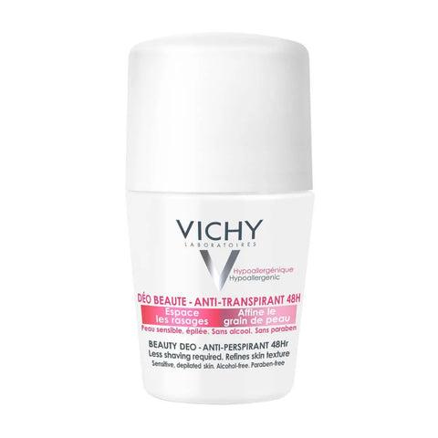 Desodorante Antitranspirante Vichy Deo Ideal Finish Clareador Roll-On 50 mL