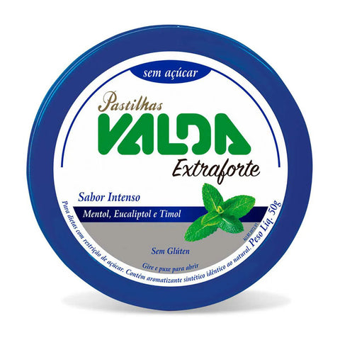 Pastilhas Valdas Extra Forte Sabor Intenso 50G