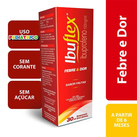 Ibuflex 100mg/mL - 30 mL - Suspensão