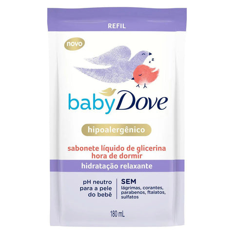Sabonete Líquido Baby Dove Hora de Dormir Refil 180Ml