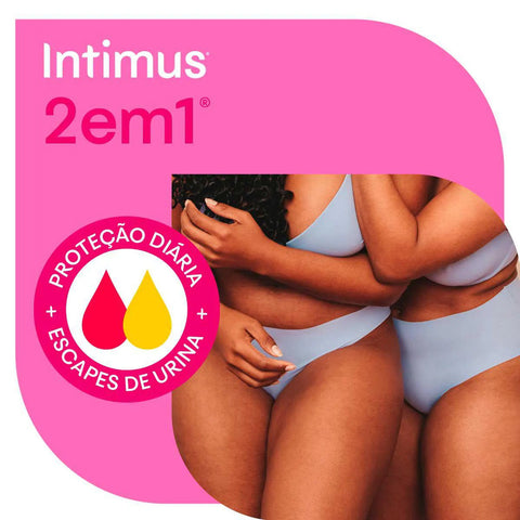 Protetor Diário Intimus 2 Em 1 - 14 Unidades