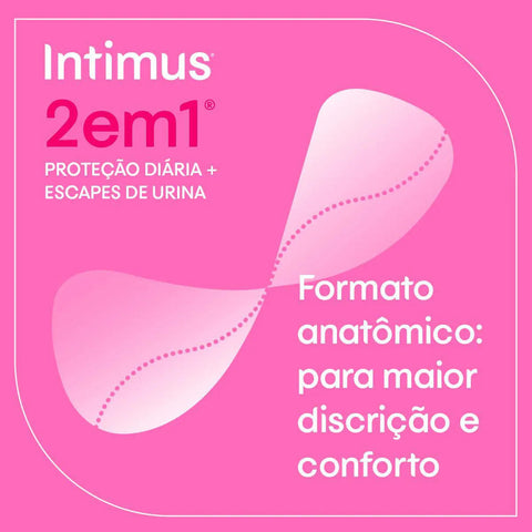Protetor Diário Intimus 2 Em 1 - 14 Unidades