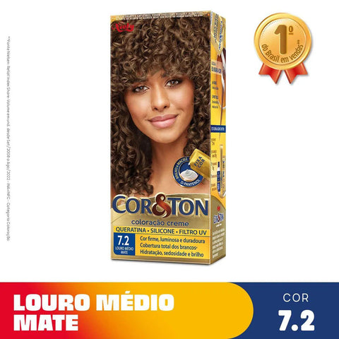 Tintura Cor & Ton Nº 7.2 Louro Médio Matte