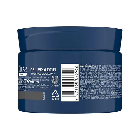 Gel Capilar Fixador Clear Men 300G