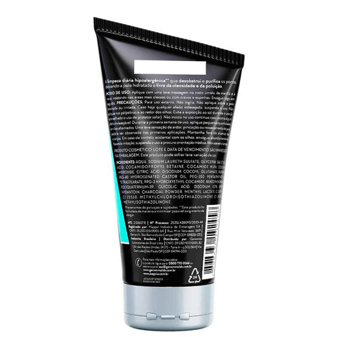 Sabonete Asepxia Carvão Detox Purificante Líquido Com 150Ml