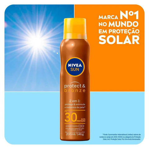 Protetor Solar Corporal Nivea Sun Protect & Bronze FPS 30 - 200 mL (A1)
