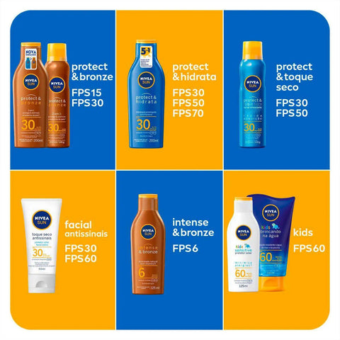 Protetor Solar Corporal Nivea Sun Protect & Bronze FPS 30 - 200 mL (A1)
