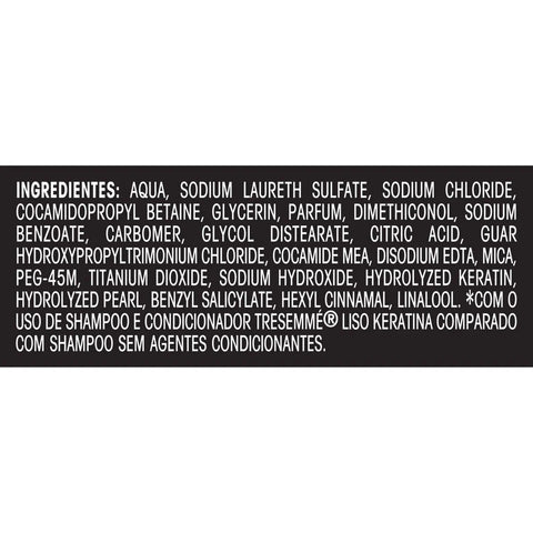 Shampoo Tresemmé Liso e Sedoso 400Ml