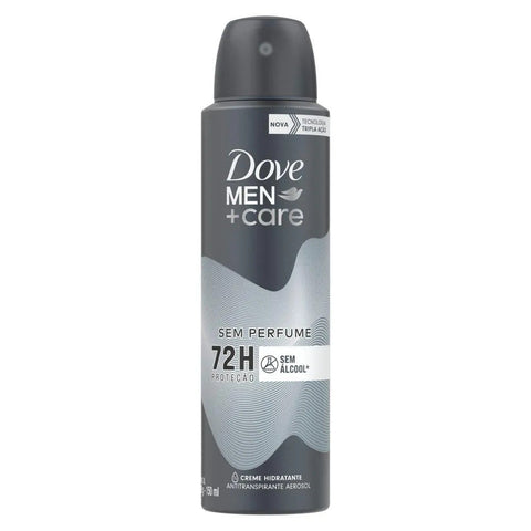 Desodorante Masculino Dove Men + Care Sem Perfume, Aerossol, 1 Unidade Com 150Ml