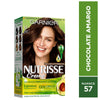 Tintura Garnier Nutrisse Creme Nº 57 Chocolate Amargo