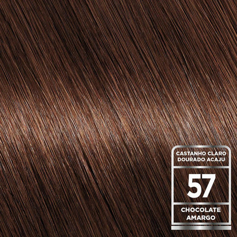 Tintura Garnier Nutrisse Creme Nº 57 Chocolate Amargo