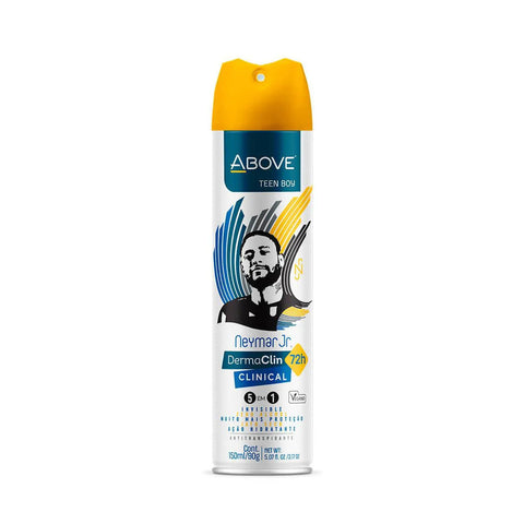 Desodorante Antitranspirante Above Neymar Jr. Teen Boy, Aerossol, 1 Unidade Com 150Ml