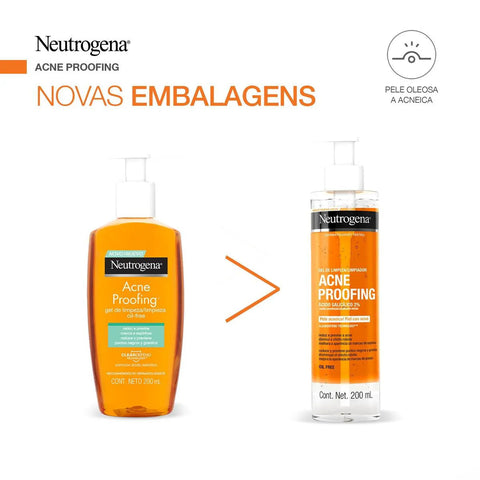 Gel de Limpeza Neutrogena Acne Proofing 200Ml
