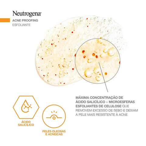 Gel Esfoliante Facial Neutrogena Acne Proofing 100G
