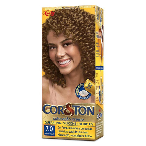 Tintura Cor & Ton Nº 7.0 Louro Médio