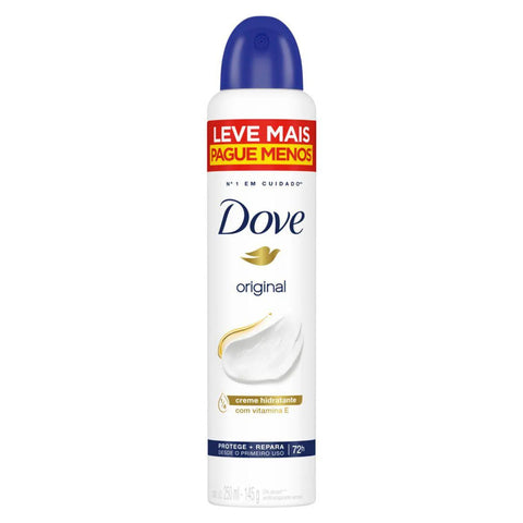 Desodorante Antitranspirante Feminino Dove Original, Aerossol, 1 Unidade Com 250Ml