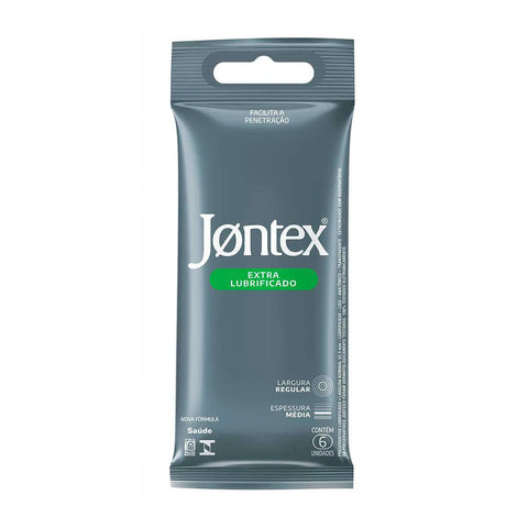 Preservativo Jontex Extra Lubrificado 6 Unidades