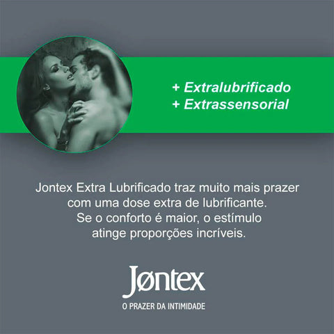 Preservativo Jontex Extra Lubrificado 6 Unidades