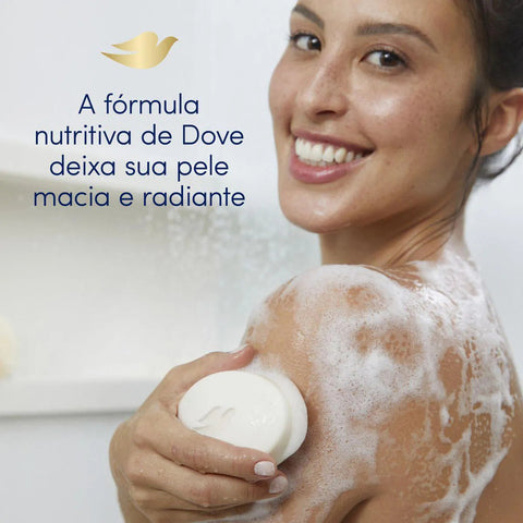 Sabonete Dove Original Barra, 6 Unidades Com 90G Cada